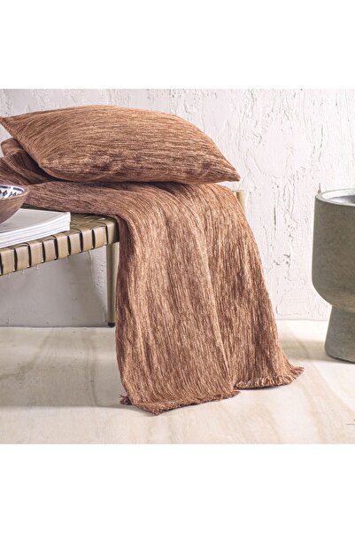 rythmos Throw Planet Brown Τριθέσιο 180x280 cm