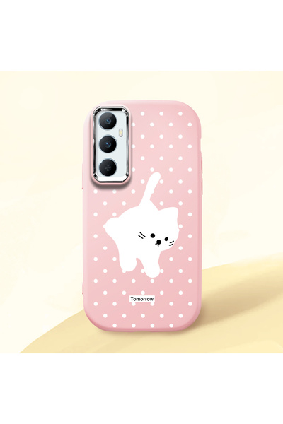 ucuc Realme C65 4g Compatible Shock-Absorbing Camera Protected Pink Silicone ...