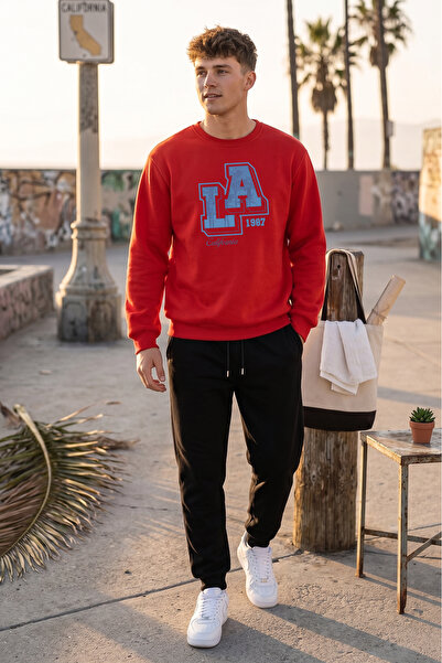 trendypassion Unisex California 1987 Design Printed Crew Neck Sweatshirt - 2-...