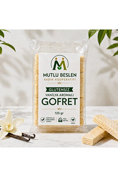 Glutensiz Vanilya Aromalı Gofret – 125 gr