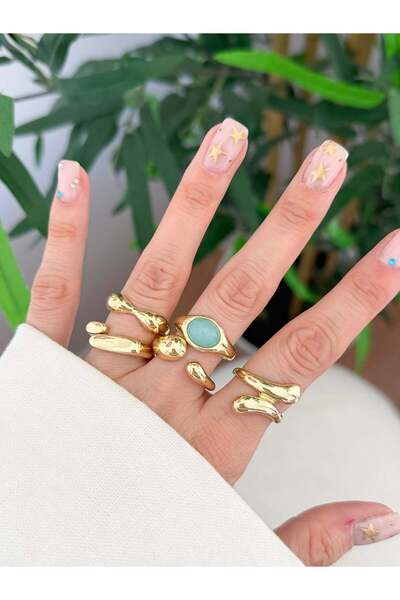 Venus Design Multiple Ring Set