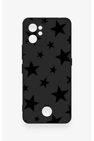 Vip Case Reeder S19 Max Pro Uyumlu Siyah Star Desenli Silikon Kılıf