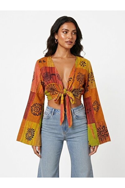 Genel Markalar Petch Work Bolero% 100 pamuk