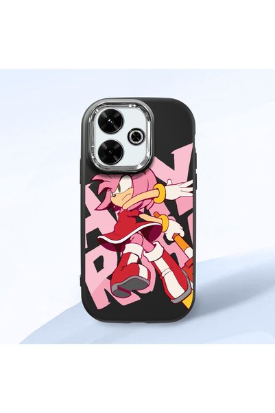 ucuc Redmi 13/13X Compatible Black Silicone Case with Shock-Absorbing Camera ...