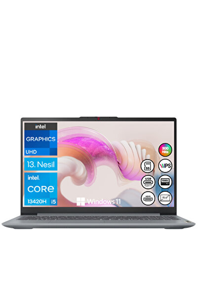 LENOVO IdeaPad Slim 3 i5-13420H 8GB RAM 512GB SSD 15,6" FHD W11 83EM00C7TR Ta...