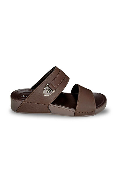 Huskswear Mg111 Comfortable Coffee-Colored Home Slippers Size 43