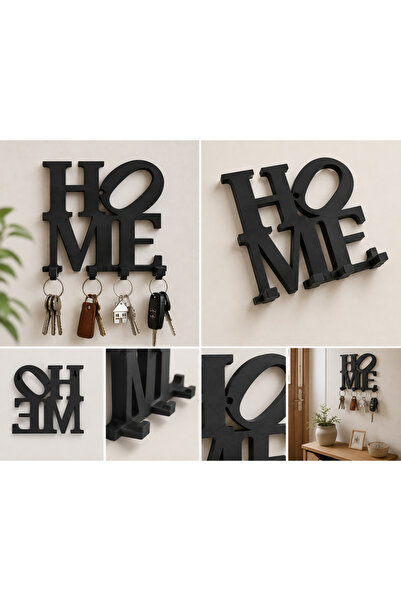 Toptancı Amca Ho Me Decorative Key Holder – Wall-Mounted Key and Keychain Org...