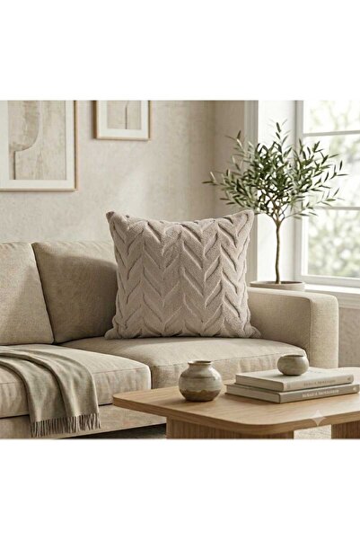 Genel Markalar Peluş Kırlent Kılıfı 40x40 Fermuarlı