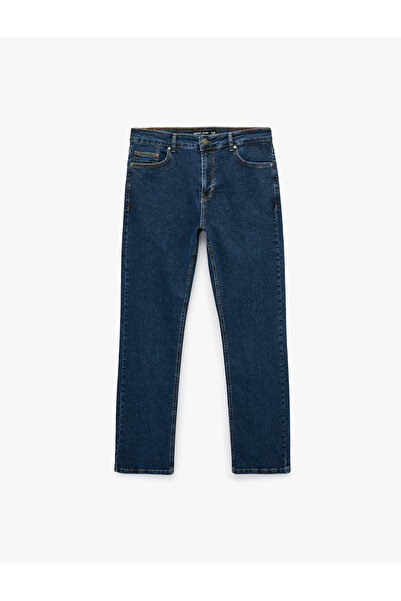 Koton Slim Fit Jeans with Normal Waist Cotton Pockets - Brad Jean
