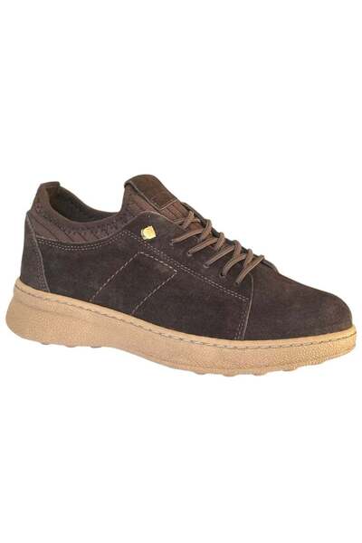 Mammamia D26Ka-510-B Brown Suede Women's Comfort Leather Shoes