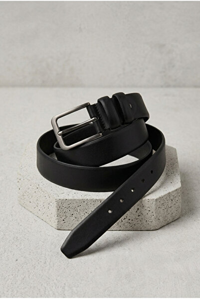 bihan store Plain Faux Leather Belt – Simple and Classic Design 1000
