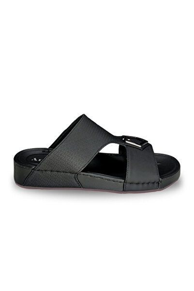 Huskswear Comfortable Home Slippers, Black Color, Size 40, Model Mg119