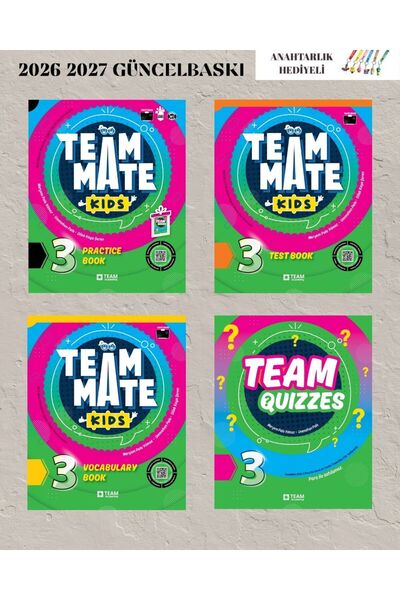 TEAM ELT PUBLISHING TeamMate kids 3.SINIF 4 LÜ SET 2026 2027
