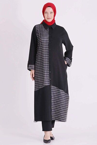ottoman wear Behrem Büyük Beden Tesettür Kap Siyah OTW2561