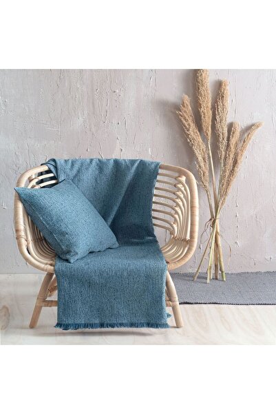rythmos Throw Dante Blue Τετραθέσιο 180x330 cm