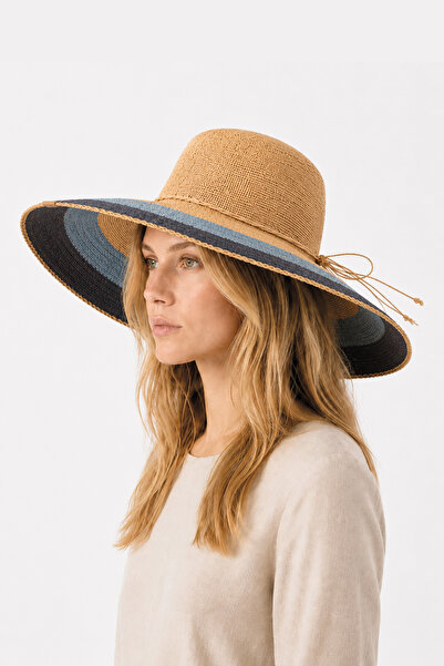 Nordbron Lenn Hasır Şapka Straw Hat Yazlık Şapka Deri Etiketli