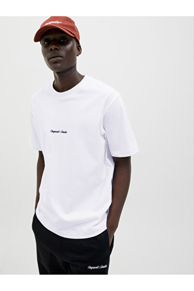 Jack & Jones White Crew Neck T-Shirt