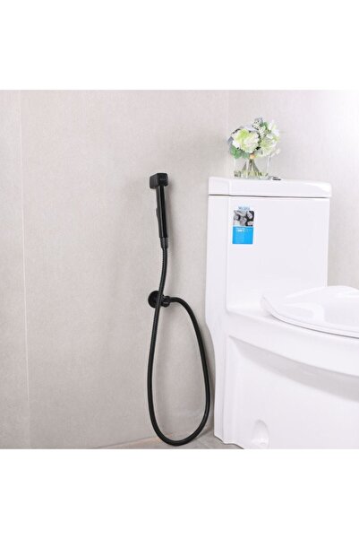 Milano Square Shattaf - Black - 3-Year , PVC, PVC Shattaf, Handheld Bidet Spr...