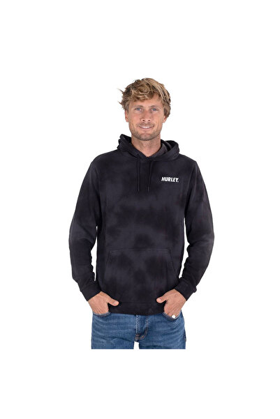 Hurley Ανδρικό Φούτερ με Κουκούλα Fastlane Tie-Dye Καλοκαιρινό S