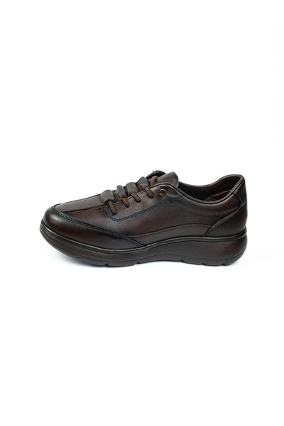 Voyager 1072 Brown Leather Casual Women's Shoes