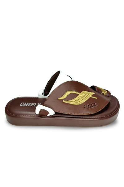 Huskswear Comfortable Home Slippers, Brown Color, Size 45, Model 25Cf207