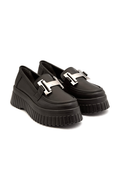 Mamito Ayakkabı Bln 1453 Buckle Detailed Thick Sole Loafer