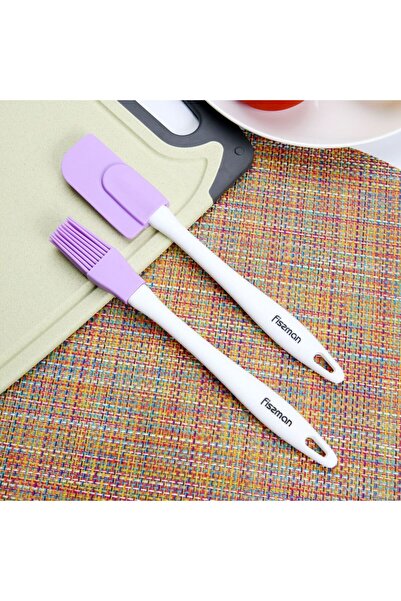 Fissman Brush And Spatula (silicone), Multi Color, L 24 x W 2 x H 2 cm, Silic...