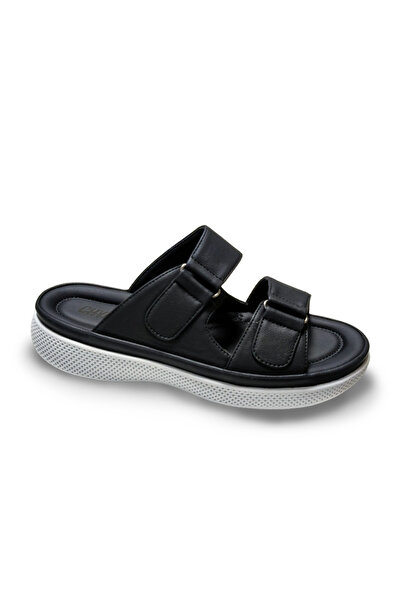 Huskswear Comfortable Home Slippers, Black Color, Size 43, Model 25Cf7103