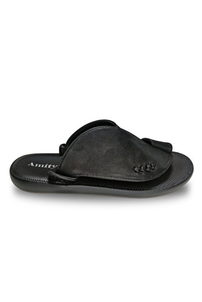 Huskswear Comfortable Home Slippers, Black Color, Size 41, Model Mg164