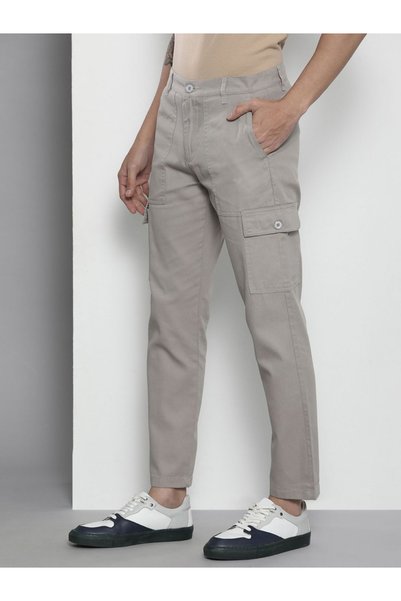 The Indian Garage Co By Styli Men Slim Fit Mid Rise Cargo Pants