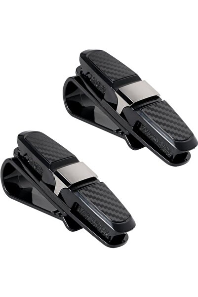 Morvena Picks Suport clemă pentru ochelari auto din 2 piese pentru parasolar,...