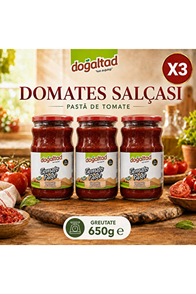 DOĞALTAT Доматена паста, Комплект 3 х 650 г