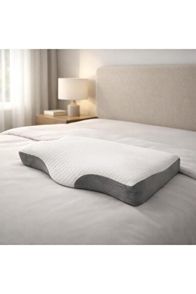 Sleepsia Memory Foam Pillow with an Oceanic Design for Cervical Support, Used...