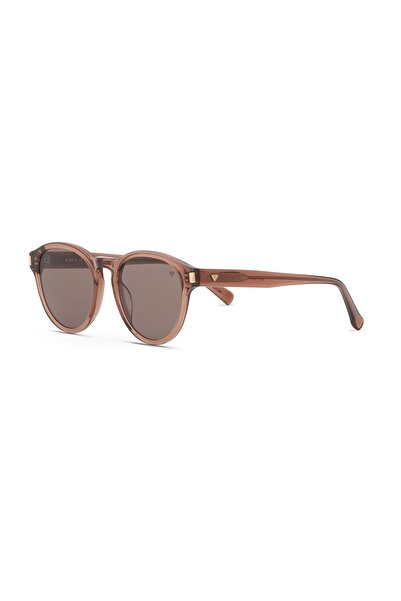 Blancia Bc1386 C3 52 Unisex Oval Transparent Brown Bone Sunglasses