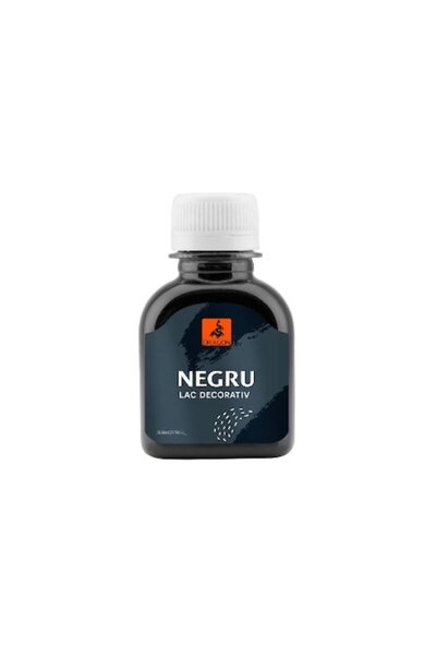 Dragon Lac decorativ, negru, finisaj satinat, 80 ml