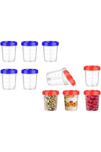 Morvena Picks 10 buc. Mini recipiente pentru depozitarea alimentelor, mini cu...