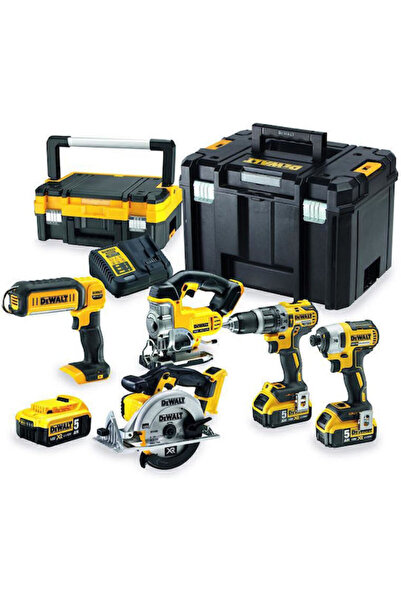 Dewalt DCK551P3T Σετ Δισκοπρίονο & Δραπανοκατσάβιδο & Κρουστικό Κατσαβίδι & Σ...