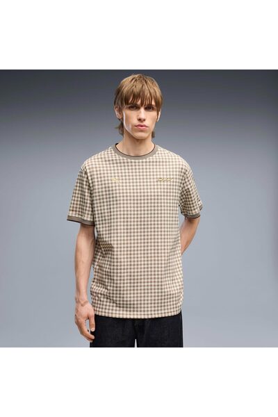Puma Pl Lifestyle Tee Men's Casual T-Shirt 63710410 Gray
