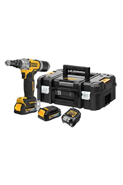 Dewalt Pistol de nituit fără fir 20KN 30MM XR 18V 2*1.7AH - DW DCF414E2G