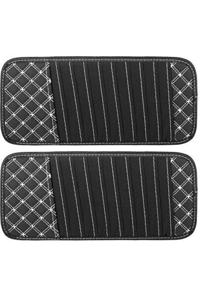 Morvena Picks Set de 2 huse de depozitare pentru parasolar auto cu 10 buzunar...