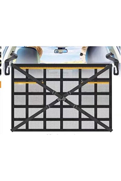 Morvena Picks Plasa de bagaje pentru tavan masina, 90 x 65 cm, bretele incruc...