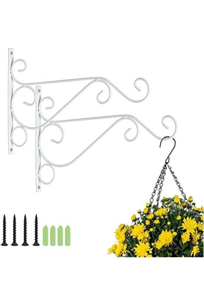 Morvena Picks Cârlig pentru plante - 2 buc - 31 cm - cârlig pentru flori - câ...