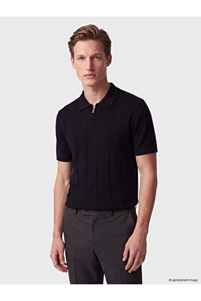 LC Waikiki Tricou tricotat cu guler polo pentru bărbați