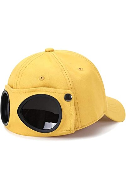 Morvena Picks Șapcă de baseball unisex, șapcă de aviator cu ochelari de prote...