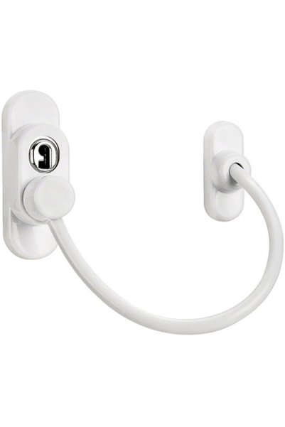 Morvena Picks Set de 2 - Limitatori de usi si ferestre - Negru - Incuietori d...