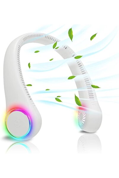 Morvena Picks Mini ventilator portabil USB, stil bandă pentru gât, hands-free...