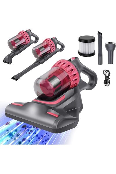 Morvena Picks Aspirator de 500 W pentru acarieni – 15.000 Pa putere de aspira...