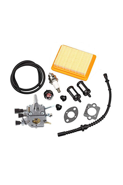 Morvena Picks Ansamblu Carburator Stihl FS120 FS200 FS250 FS300 - Cu filtru d...