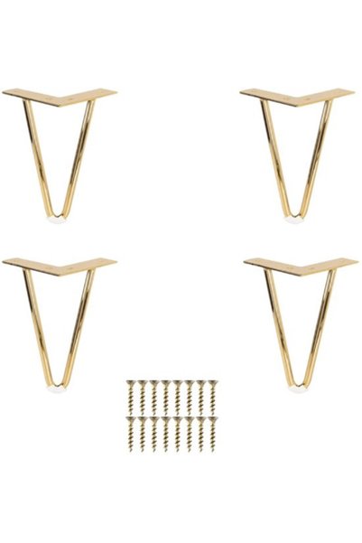 Morvena Picks Picioare Mobila, 4 Piese, 15cm, Picioare Masa, Picior Masa, Pic...