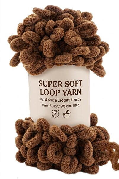ARDSU Puffy El Knitting Yarn Pachet 100 Gr. Ață pentru tricotat cu degetele 1...